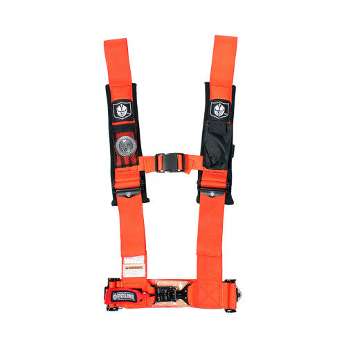 PRO ARMOR, PRO ARMOR 4 PT HARNESS WITH SEWN IN PADS ORANGE 3 IN. A114230OR