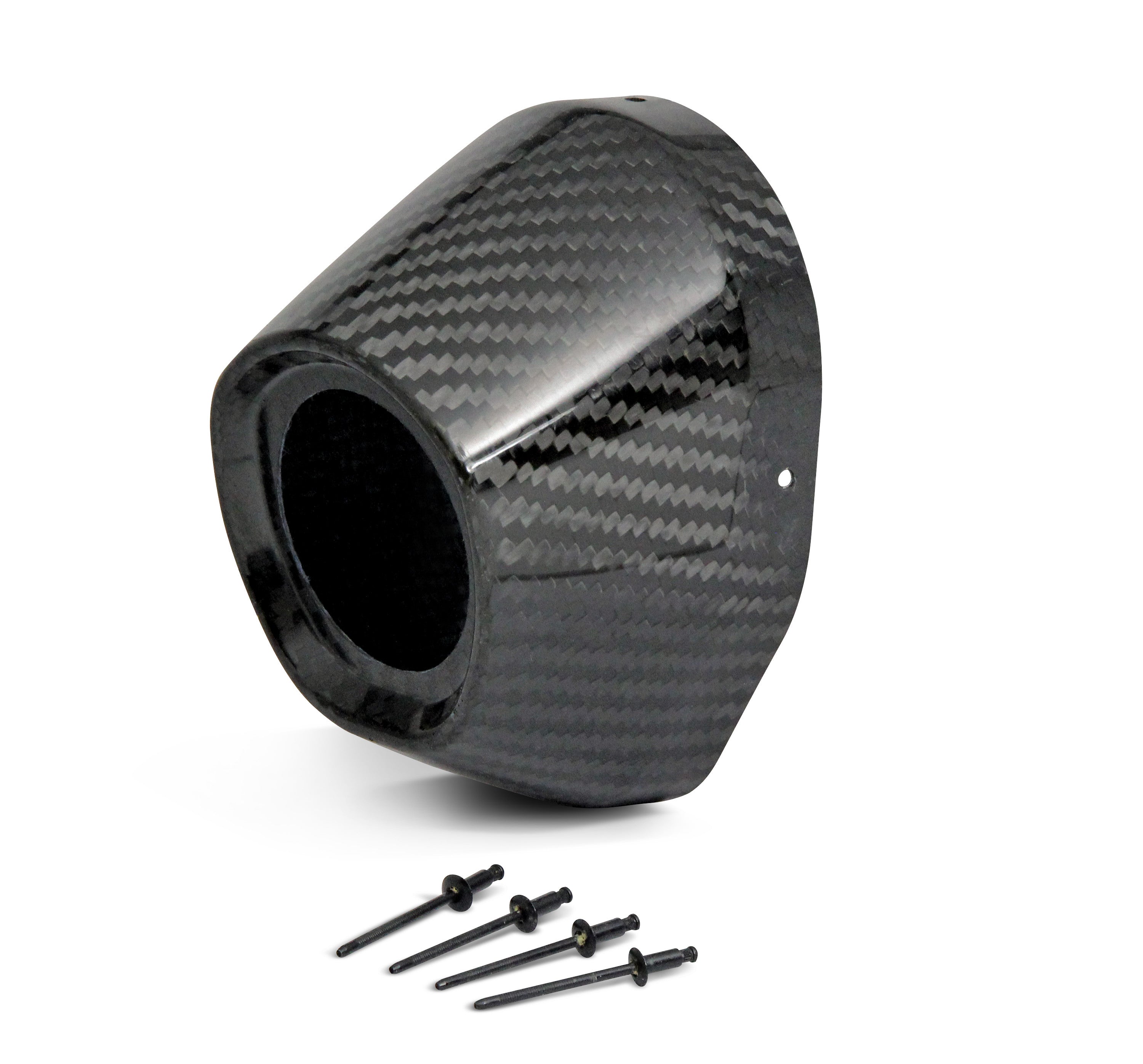 PRO SCHALTKREIS, PRO CIRCUIT CARBON ENDKAPPE 3.5" LOCH 1 3/4 TI5/TI6 KAPPE/NIETEN PC4022-0002