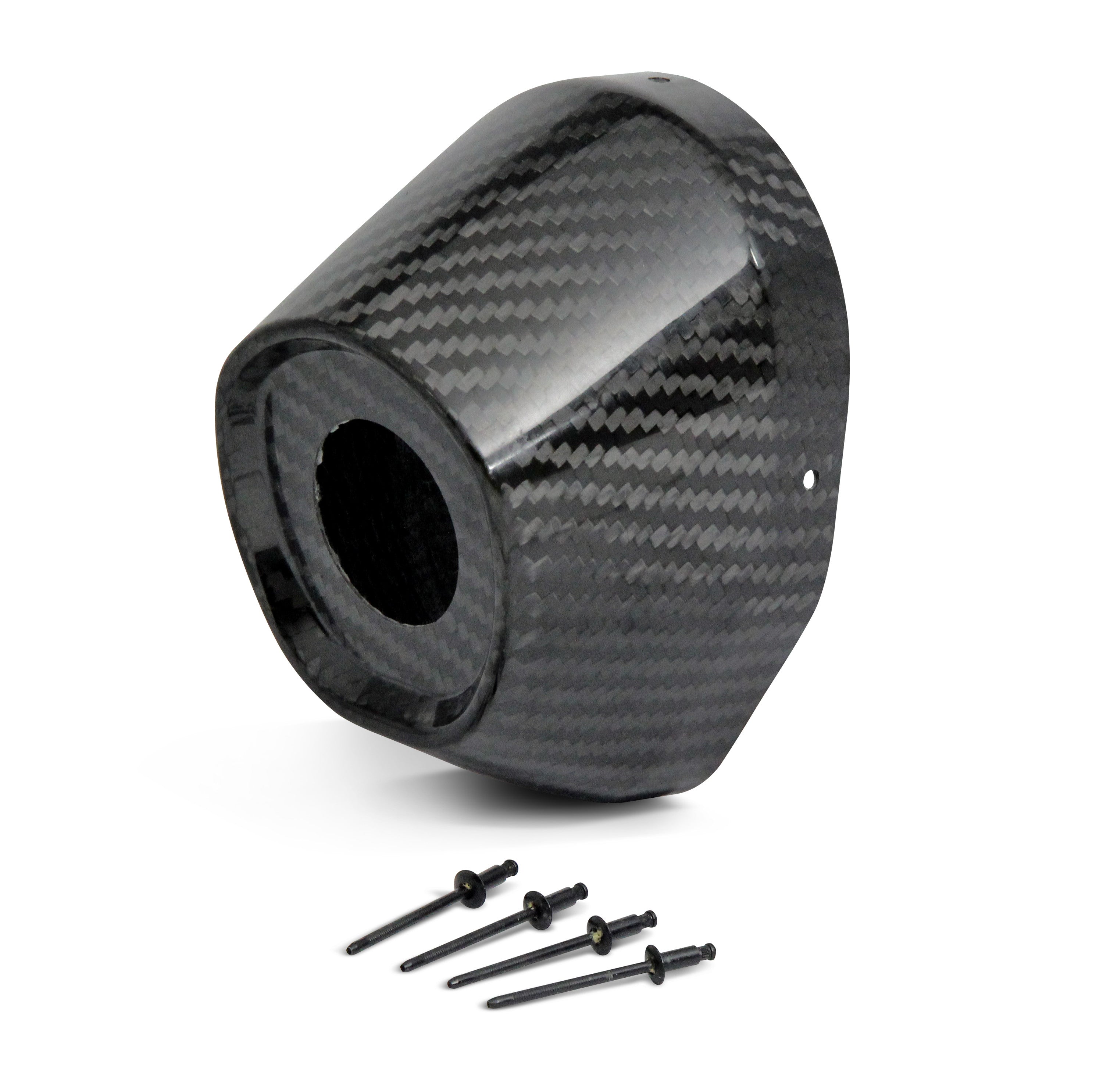 PRO SCHALTKREIS, PRO CIRCUIT CARBON ENDKAPPE 3,5" LOCH 1 1/4 TI5/TI6 KAPPE/NIETEN PC4022-0004