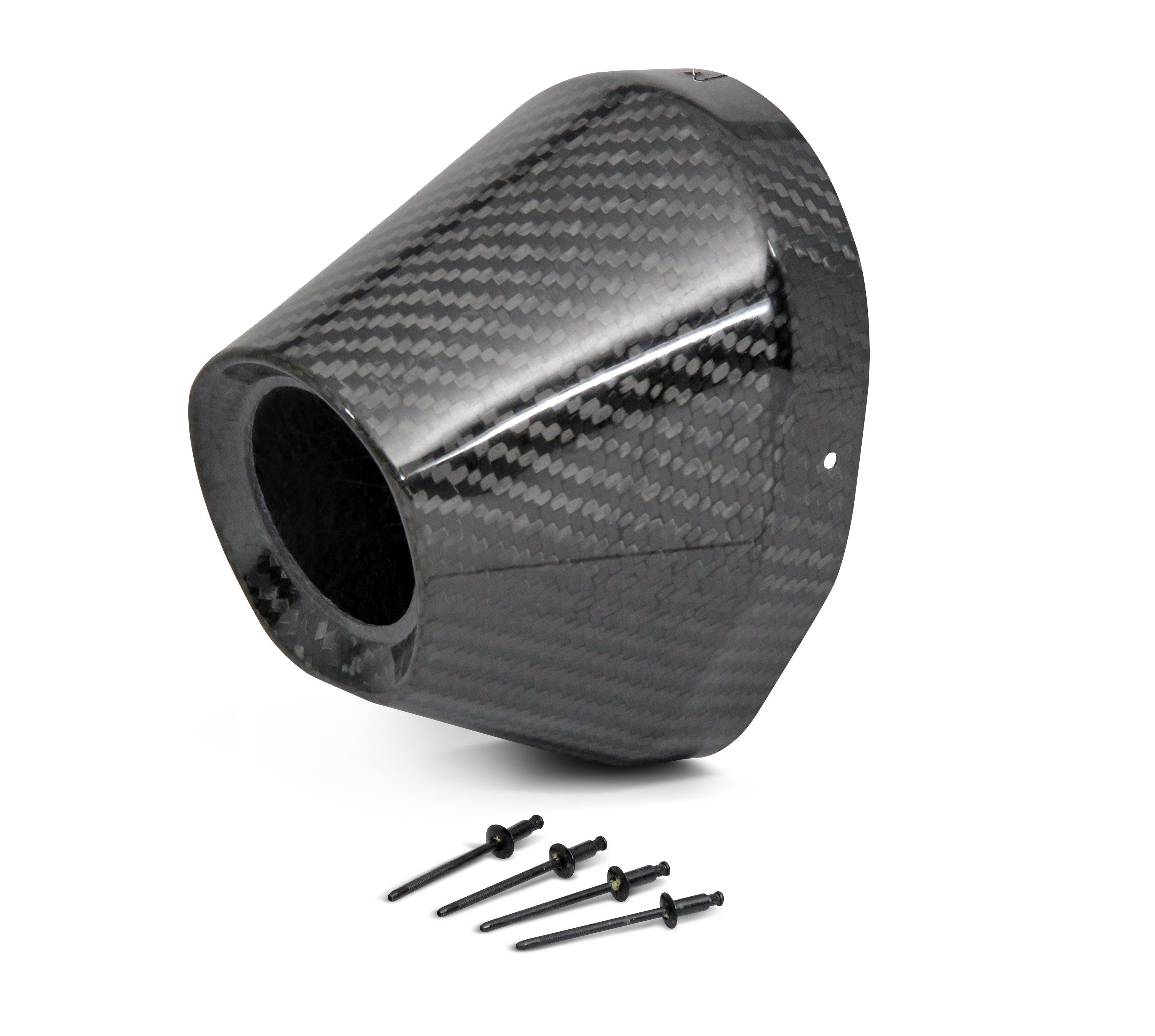 PRO SCHALTKREIS, PRO CIRCUIT CARBON ENDKAPPE 4,5" LOCH 1 3/4 TI5/TI6 KAPPE/NIETEN PC4022-0001